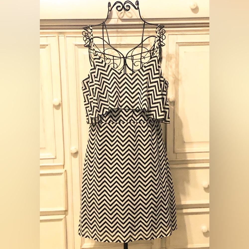Chevron Pattern Dress